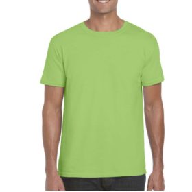 Gildan softstyle környakú póló - lime