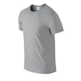 Gildan softstyle környakú póló - sport grey