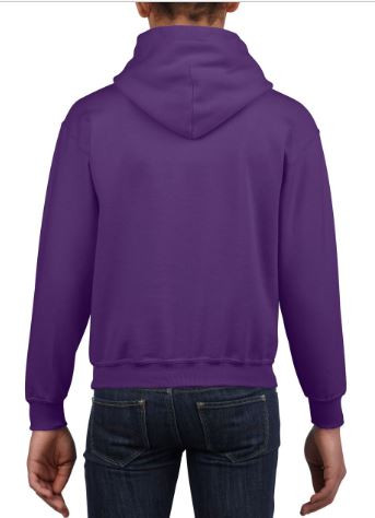 Gildan gyerek kapuncis, kenguruzsebes pulóver - Lila