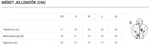 Gildan gyerek cipzáros kardigán - light pink