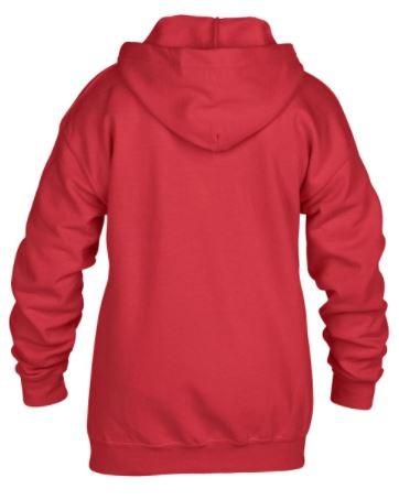 Gildan gyerek cipzáros kardigán - piros