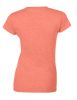 Gildan női környakú pamutpóló - heather orange - kifutó