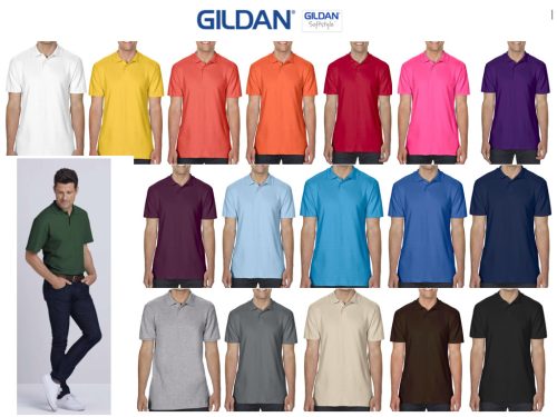 Gildan  softstyle galléros pique póló