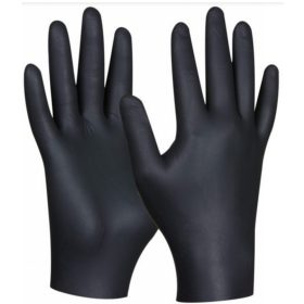   Gebol Black Nitril Ultra Strong kesztyű fekete nitrilből, L méretben