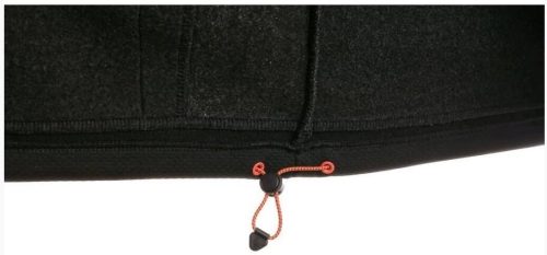 Indianapolis gyerek kapucnis, cipzáros pulóver - sötétszürke/fekete