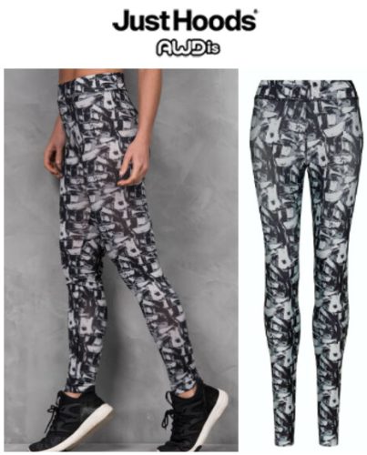 Női futónadrág / szabadidős leggings - monochrome madness