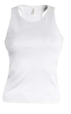 Angelina női sport-trikó - fehér