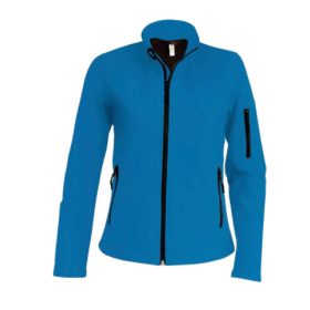 Női softshell kabát - aqua kék