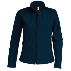 Női softshell kabát - sötétkék színben