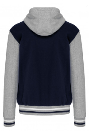 Kariban uniszex kabát - navy/szürke/fehér