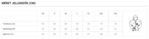 Kariban uniszex kabát - szürke/navy/fehér