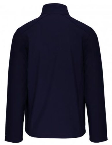 Kariban férfi softshell kabát - sötétkék színben.