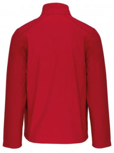 Kariban férfi softshell kabát - piros
