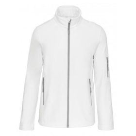 Kariban férfi softshell kabát - fehér