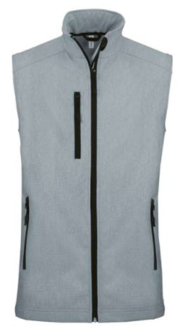 Férfi softshell mellény - szürke