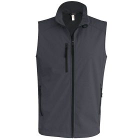 Férfi softshell mellény - titanium szürke