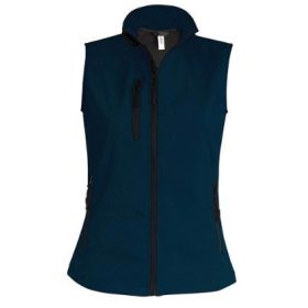 Női softshell mellény - sötétkék