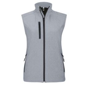 Női softshell mellény - szürke
