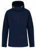 Kariban női 3 rétegű softshell kabát - sötétkék