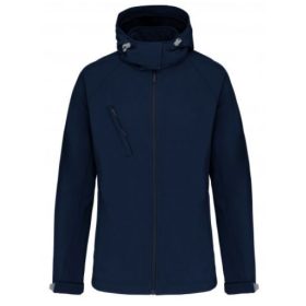 Kariban női 3 rétegű softshell kabát - sötétkék