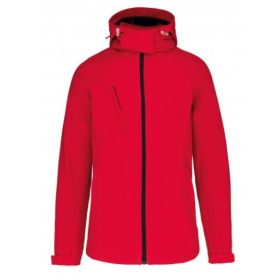 Kariban 3 rétegű nő softshell kabát - piros