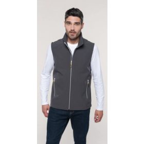 Kariban férfi mikropolás mellény - szürke