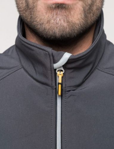 Kariban férfi mikropolás mellény - szürke