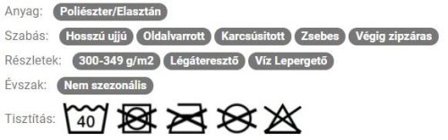 Kariban férfi kétrétegű softshell dzseki - sötétkék