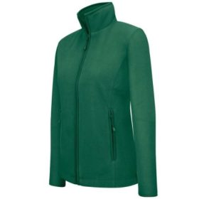 Marueen női mikropolár kabát - sötétzöld