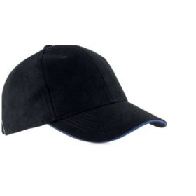 K-Up baseball sapka - fekete/királykék színben