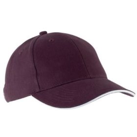 K-Up baseball sapka - burgundy/fehér