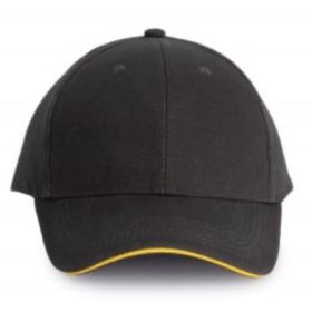 K-Up baseball sapka - sötétszürke/sárga