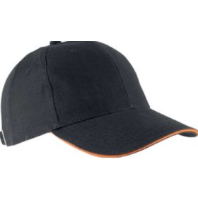 K-Up baseball sapka - sötétszürke/narancs