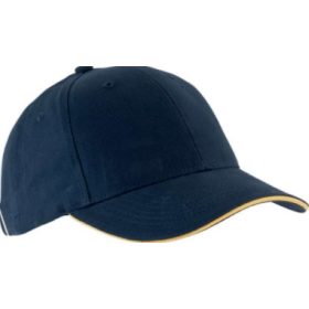 K-Up baseball sapka - sötétkék/sárga