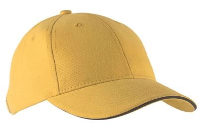 K-Up baseball sapka - sárga/szürke