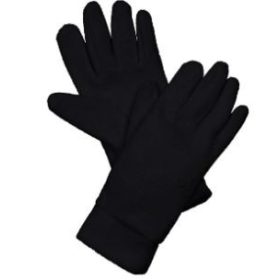 Mikropolár kesztyű - fekete