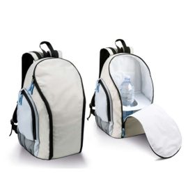 Kimood Cooler hűtőtáska/hátizsák  - Light Grey/ Sky Blue