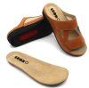 L5010 Leon Comfort női bőr papucs - barna
