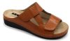 L5010 Leon Comfort női bőr papucs - barna