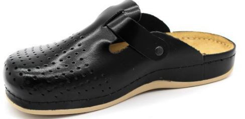 L700 Leon Comfort férfi bőr - fekete