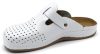 L700 Leon Comfort férfi bőr papucs - fehér
