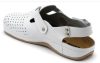 L701 Leon Comfort férfi bőr szandál - fehér