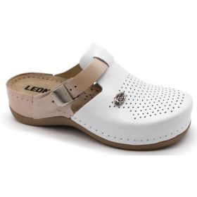 L901 Leon Comfort női bőr klumpa - Pink(Rose)