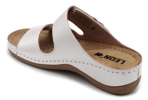 L904 LEON Comfort női papucs  - perla