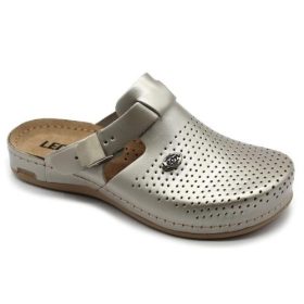 L950 LEON Comfort bőr női klumpa - pezsgő