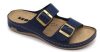  L955 Leon Comfort női bőr papucs - Navy