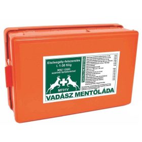   Falra szerelhető vadász mentőláda, elsősegélydoboz (1-30 főig) narancs