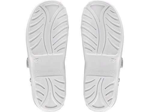 Női pántos perforált marhabőr klumpa 