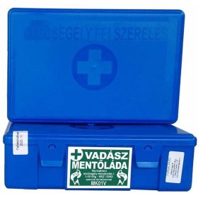   MK01V Vadász mentőláda elsősegély felszerelés (1-30 főig) kék