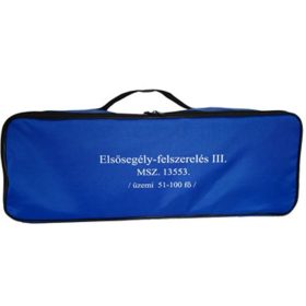   MK03) "III" munkahelyi elsősegély felszerelés (51-100 főig kék